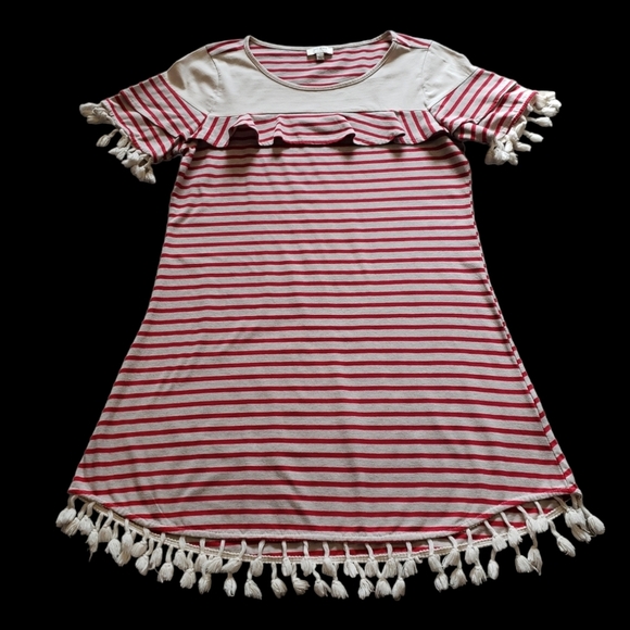 UMGEE USA TASSLED BEACH/SWIN DRESS SZ LARGE - Picture 1 of 10